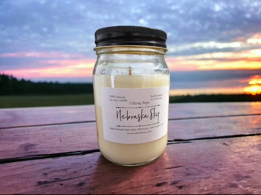 Nebraska Sky Candle